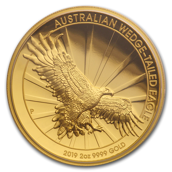 2019 Australia 2 oz Gold Proof Wedge Tailed Eagle (High Relief) 2019 Australia 2 oz Gold Proof Wedge Tailed Eagle (High Relief)